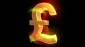 Pound sign symbol rotate loop business finance tax england britain brexit 4k 4k or 4k+ Resolution