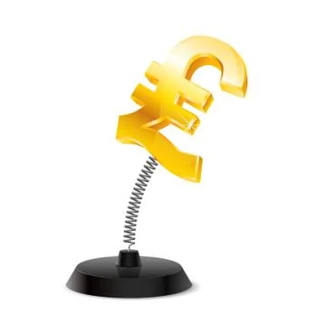 Pound souvenir Stock Illustration