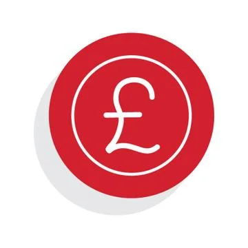 Pound Sterling Coin Stock Illustration