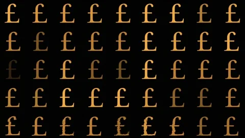 Pound Sterling Currency Stock Footage 130802947