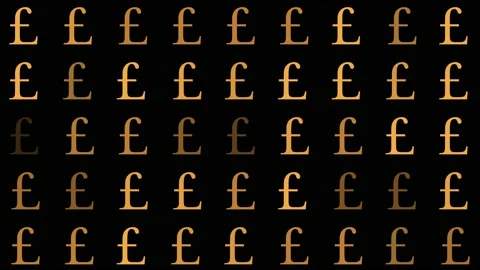 Pound Sterling Currency Stock Footage 130802962