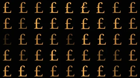 Pound Sterling Currency Stock Footage 130802963