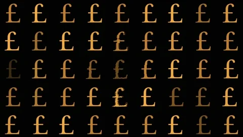 Pound Sterling Currency Stock Footage 130802977