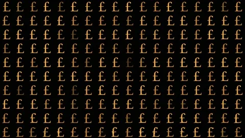 Pound Sterling Currency Video stock 130802978