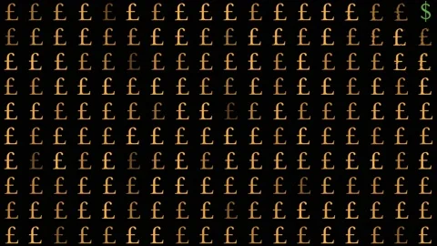 Pound Sterling Currency Stock Footage 130803000