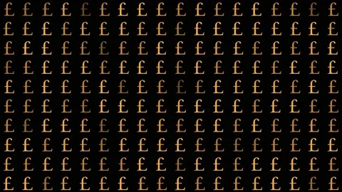 Pound Sterling Currency Stock Footage 130803002