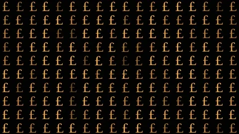 Pound Sterling Currency Stock Footage 130803033