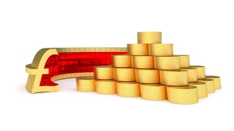 Pound sterling symbol Stock Illustration
