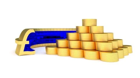 Pound sterling symbol Stock Illustration