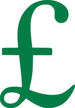 Pound sterling symbol Stock Illustration