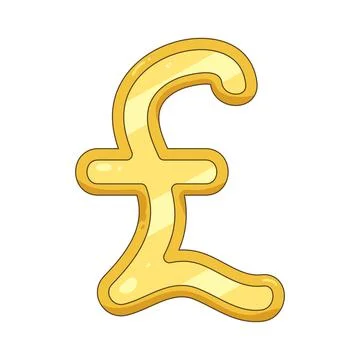 Pound sterling symbol Stock Illustration