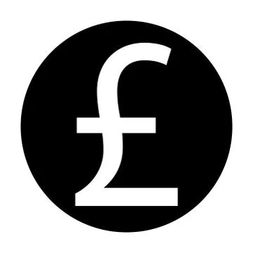 Pound Sterling vector icon Stock Illustration