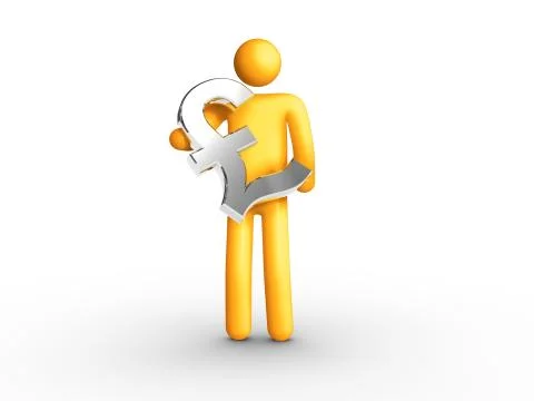 Pound symbol Stock Illustration