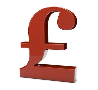 Pound symbol Illustrazione stock