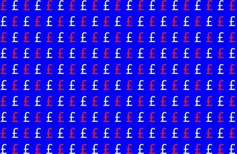 Pound symbols Stock-Illustration
