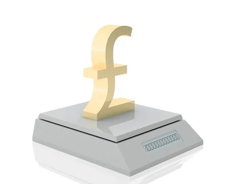Pound's weigh Illustrazione stock