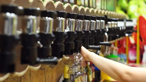 Pour beer in Tetra Pak Stock Footage 85894516