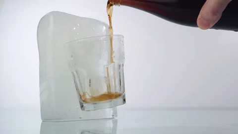 Pour Cola out of a Bottle Video stock 123422640