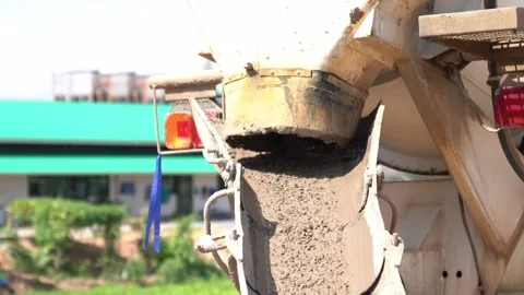 Pour concrete005 Stock Footage 183213528