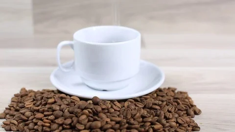 Pour A Cup Of Coffee Stock Footage 84727133