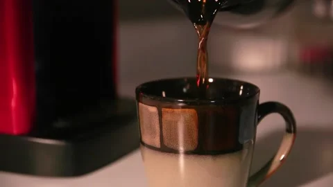 Pour a Cup of Coffee Stock Footage 139645705