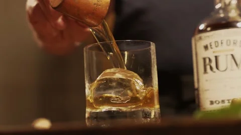 Pour Drink 4k Video stock 168331132