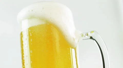 Pour fresh cold beer Stock Footage 48171064