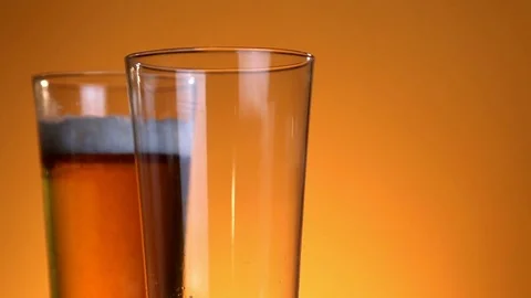 Pour in a glass of beer Stock Footage 73920558