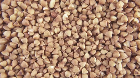 Pour grain on grain close-up Stock Footage 92122079