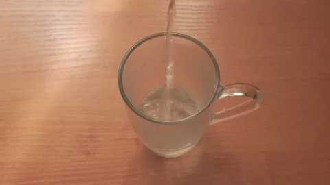 Cup Of Hot Water - Stock Video