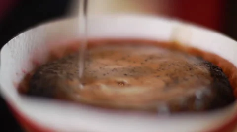 Pour Over Brewing Push In Vidéo 40734443