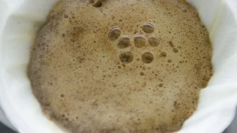 Pour over coffee being made Stock Footage 79583643