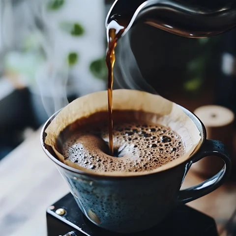 Pour Over Coffee Brewing Stock Footage 306710919