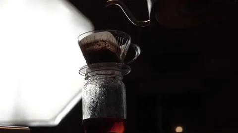 Pour over coffee Stock Footage 131283802