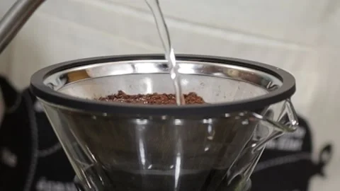 Pour Over Coffee Stock Footage 140362396