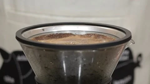 Pour Over Coffee Stock Footage 140362442