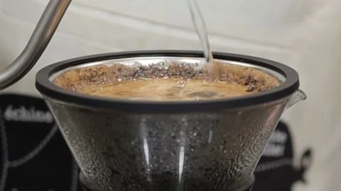 Pour Over Coffee Stock Footage 140362502