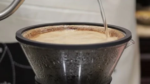 Pour Over Coffee Stock Footage 140362570