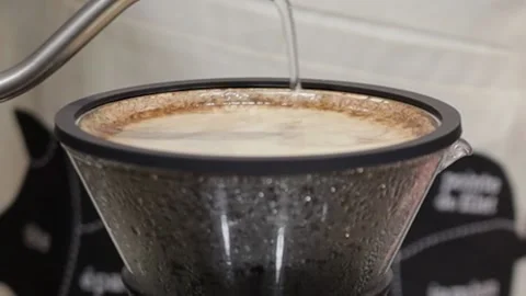 Pour Over Coffee Video stock 140362634