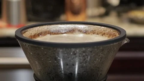 Pour Over Coffee Stock Footage 140362638