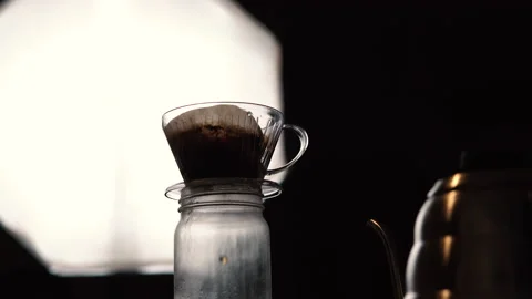 Pour over coffee v6 Stock Footage 131285238