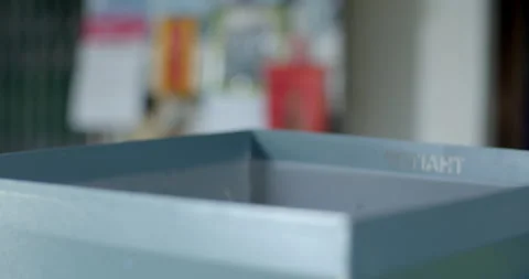 Pour the paddy into the machine milled rice to turn it into white rice. Stock Footage 310330887