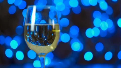 Pour a sparkling wine. Stock Footage 114655648