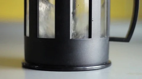 Pour water into teapot Stock Footage 73791401