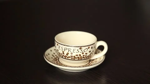 Poured coffee Stock Footage 55828964