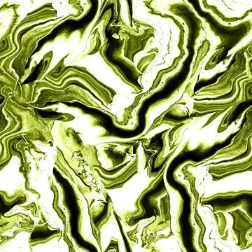 Pouring acrylic seamless abstract pattern in Fluid Art style. Stock Illustration