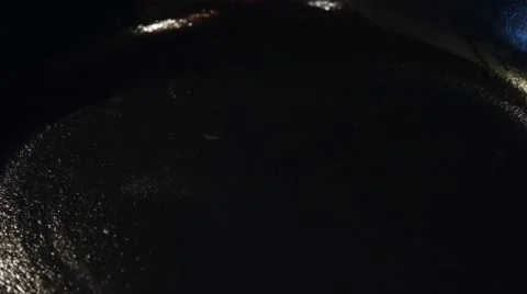Pouring batter for pancakes Stock Footage 49925783