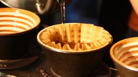 Pouring bean coffee Stock Footage 148519820