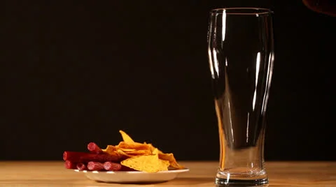 Pouring beer Stock Footage 23327190