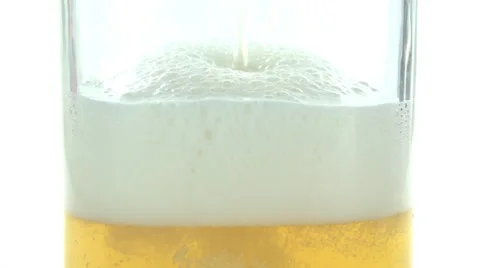 Pouring beer in glass Stock Footage 60340143